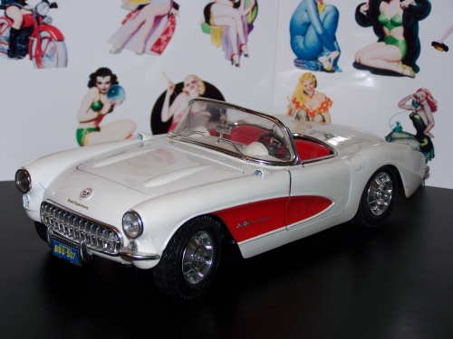 Corvette - 1957 - Blanche